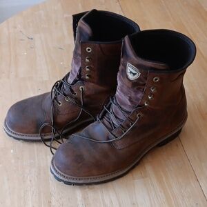 Irish Setter Brown Leather Work Boots